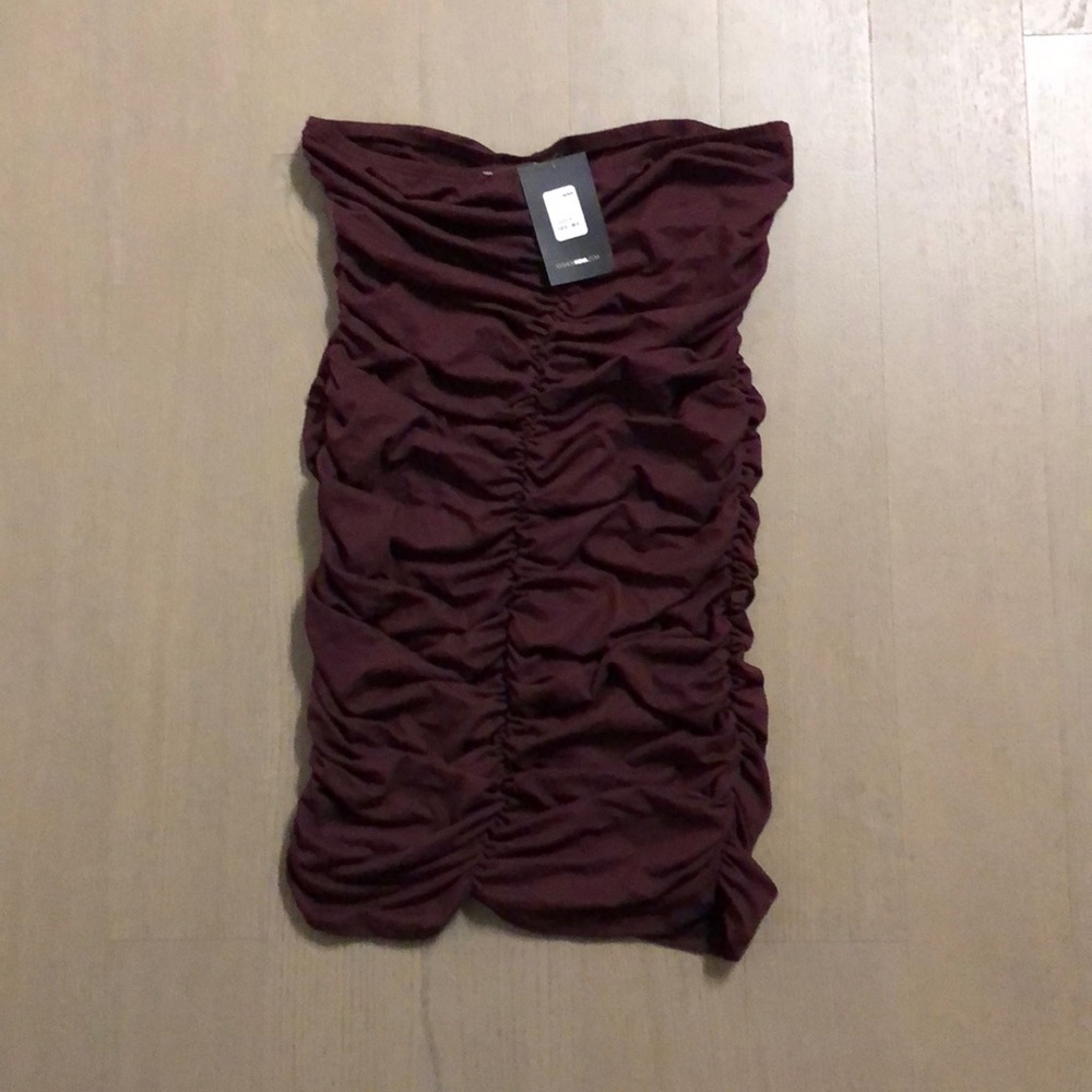 Ruched Mini Dress